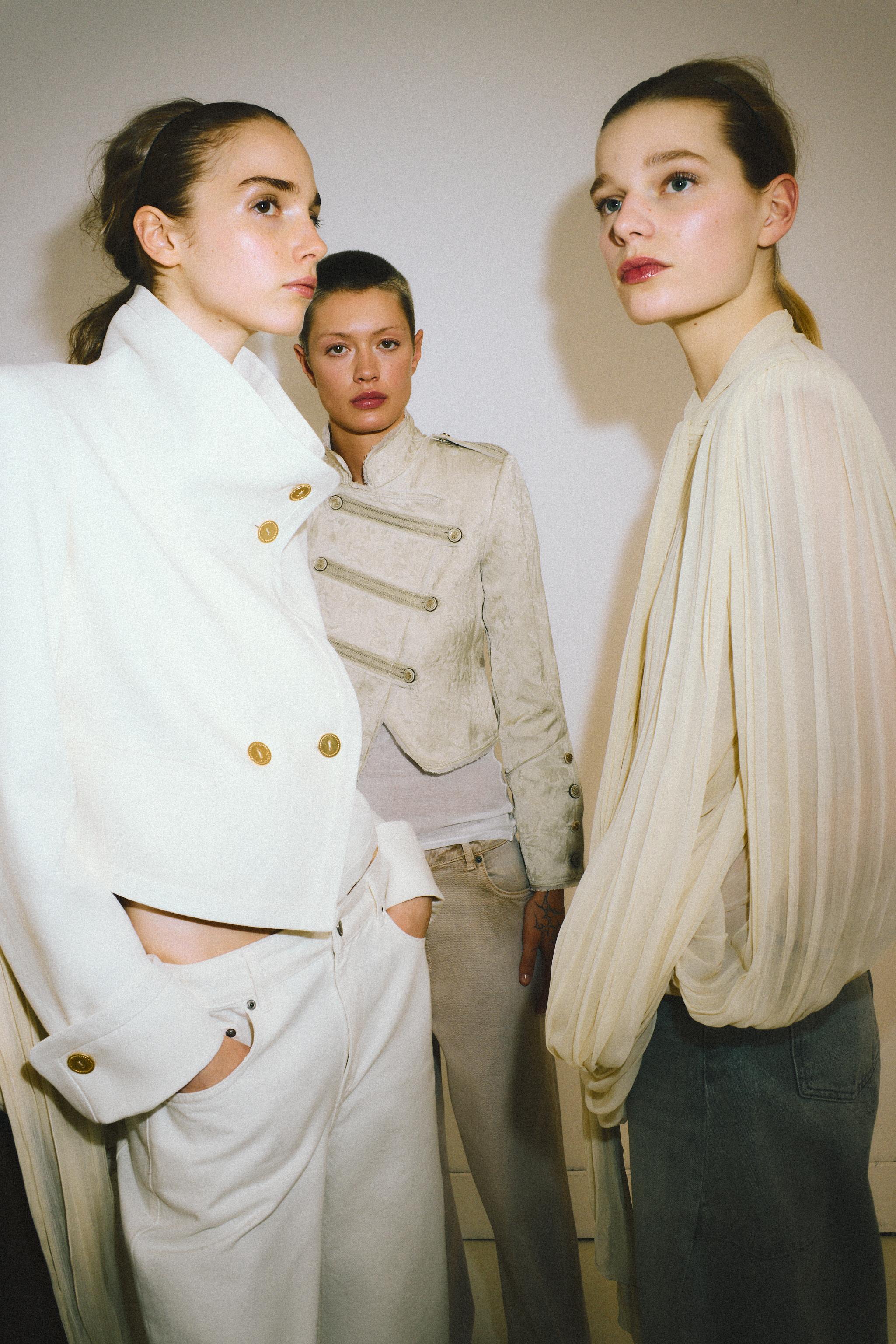 ZW COLLECTION LIMITED EDITION CONTRASTING CROPPED JACKET